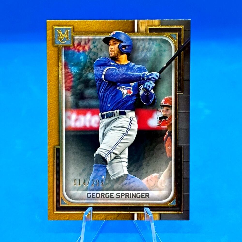 2023 Topps Museum Collection - George Springer #50 Gold SP 014/299
